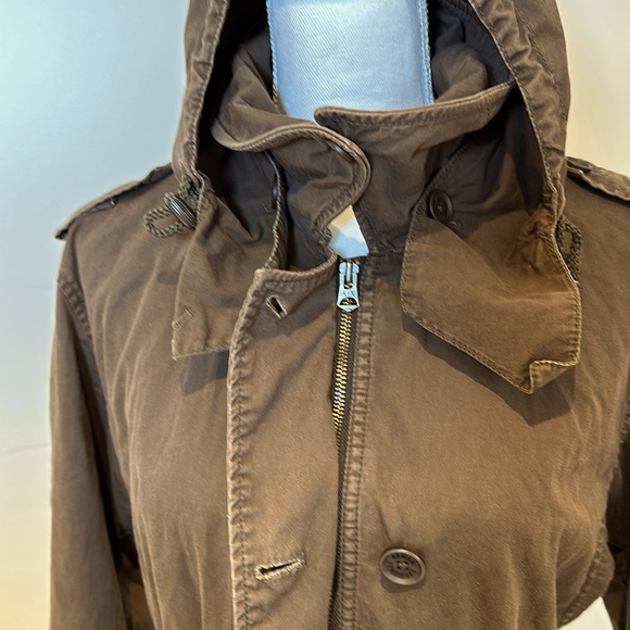 A/X Armani Exchange Hooded Jacket Coat 100% Cotton 💙 - Picture 10 of 13